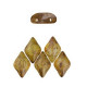 Matubo GemDuo Beads 8x5mm Matte - Jonquil - rembrandt